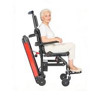 HZWJD Monte-Escalier Électrique À Chenilles,Fauteuil Roulant Monte-Escalier À Chenilles,Élévateur D'escalier pour Personnes Âgées,en Alliage D'aluminium A