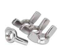 HZXINYI 10 Pièces Écrous à Oreilles M6 - Écrou Papillon en Acier Inoxydable Écrous à Ailettes pour Outils de Bricolage, réparation à domicile, les produits artisanaux extérieurs