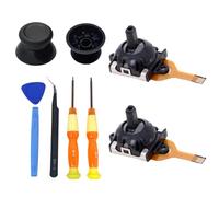 Hzxkqmil Accessoires de Joystick pour Lenovo Legion Go S (2025), Joysticks Analogiques de Remplacement Poignées de Pouce avec Outils de Réparation pour Legion Go S Console Gaming, Noir