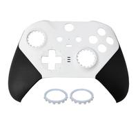 Hzxkqmil Boîtier de Remplacement Coque Avant Coquille Plaque Frontale Accessoires de Couvercle pour Xbox Manette Elite Series 2, Anneaux de Joystick Inclus, Blanc