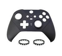 Hzxkqmil Boîtier de Remplacement Coque Avant Coquille Plaque Frontale Accessoires de Couvercle pour Xbox Manette Elite Series 2, Anneaux de Joystick Inclus, Noir