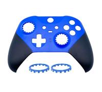 Hzxkqmil Boîtier de Remplacement Coque Avant Coquille Plaque Frontale Accessoires de Couvercle pour Xbox Manette Elite Series 2, Anneaux de Joystick Inclus, Bleu