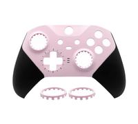Hzxkqmil Coque Avant de Remplacement pour Xbox One Manette Elite Series 2 | Boîtier Supérieure Couvercle de Façade Coquille et 2 Anneaux de Joystick Accessoires pour Xbox Elite Series 2, Rose