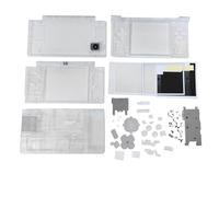 Hzxkqmil Coque de Rechange Boîtier de Complet Accessoires de Couverture de Plaque avec Jeu de Boutons et de Vis pour Nintendo DSi NDSi Console (Transparent)
