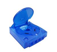Hzxkqmil Coque de rechange pour console de jeux vidéo SEGA Dreamcast DC Retro - Plastique translucide - Accessoires pour Dreamcast DC - Bleu transparent