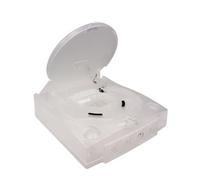 Hzxkqmil Coque de rechange pour console de jeux vidéo SEGA Dreamcast DC Retro - Plastique translucide - Accessoires pour Dreamcast DC - Blanc transparent