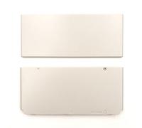 Hzxkqmil Coque de Remplacement Couvercle de Boîtier Supérieur et Inférieur Plaques de Faceplate DIY Accessoires pour Nintendo New 3DS Console, Blanc