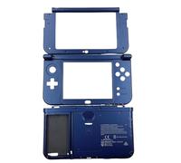Hzxkqmil Coque de Remplacement pour Nintendo New 3DS XL Console, Plaques de Couverture Intérieure Boîtier de Cadre d'écran Plaque de Boutons Couvercle de Batterie pour New 3DSXL/LL (Bleu)