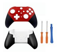Hzxkqmil Coque du Boîtier de Remplacement pour Xbox Manette sans Fil Elite Series 2 - Core, Coquille Avant + Coque de Inférieure Accessoires, Rouge, avec Outils de Tournevis