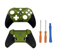 Hzxkqmil Coque du Boîtier de Remplacement pour Xbox Manette sans Fil Elite Series 2 - Édition Limitée, Coquille Avant + Coque de Inférieure Accessoires, avec Outils de Tournevis