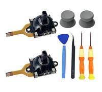 Hzxkqmil Joystick de Remplacement pour ASUS ROG Ally Console, 2 Modules de Capteurs Analogiques avec Poignées de Pouce Accessoires pour GPD Win 3 Windows 10 Handheld/Pico VR Manette, Gris