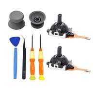 Hzxkqmil Joysticks de Remplacement pour MSI Claw 8 AI+, Accessoires de Joystick Analogique et Poignées en Pouce avec Outils de Réparation pour MSI Claw 8 AI+ A2VM Console Portable, Gris