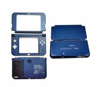 Hzxkqmil Kit de Coque de Remplacement pour Nintendo New 3DS XL Console, Boîtier Supérieur/Inférieur Plaque de Boutons Couvercle de Batterie Accessoires pour Nintendo New 3DSXL (Bleu)