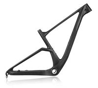 HZXQCVB 16,3/17,3/19,3/21,3IN Cadre De Vélo De Montagne Hardtail 29er Fibre De Carbone Cadre Boost XC Frein À Disque Axe Traversant 12x148mm BSA BB73mm(540mm)