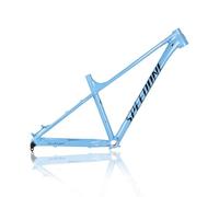 HZXQCVB 27,5/29'' Cadre De Vélo De Montagne Semi-Rigide Axe Traversant 12 X 148mm 380/420/465mm Alliage D'aluminium Frein À Disque Cadre XC AM(29er Blue,M)