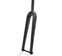 HZXQCVB Fibre De Carbone Vélo De Route Fourche Rigide 700C Axe Traversant 12x100mm Frein À Disque Fourche Avant pour Vélo De Gravel Tube Droit/Conique 1-1/8''(Glossy Black,Straight Tube)