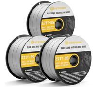 HZXVOGEN Lot de 3 fils de soudure sans gaz 0,8 mm pour équipement de soudage MIG