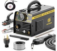 HZXVOGEN Machine à souder 3 en 1, 60% de facteur de marche, 85% d'efficacité, Avec lampe de poche 17V