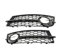 HZYCKJ Calandres avant et de radiateur auto Pour Audi TT 8J 2006-2014 Antibrouillard Grill Lampe Couvercle Garniture 8J080768201C 8J080768101C Une Paire Grilles De Voiture Grille Avant Noir Brillant