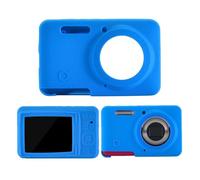 Hzycwgone Coque Étui de Protection en Silicone Souple pour Kodak Pixpro FZ55 - Appareil Photo Numérique,Anti-Rayures Coupe Ajustée Housse Sac Pochette pour Kodak Pixpro FZ55 Compact Appareil - Bleu