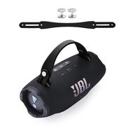 Hzycwgone Dragonne de Transport pour JBL Xtreme 5/Xtreme 4/Xtreme 3/Xtreme 2 Enceinte Portable Bluetooth,pour Xtreme5/4/3/2 Haut-Parleur Poignée de Amovible Accessoires en Silicone(Noir)