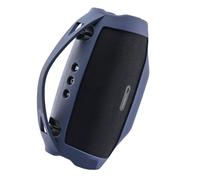 Hzycwgone Étui avec Sangle de Transport pour JBL Xtreme 4 Enceinte Portable Bluetooth, Silicone Housse en Protection Sac de Voyage Accessoires pour JBL Xtreme 4(Bleu)