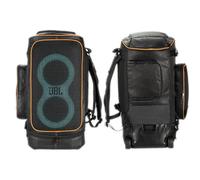 Hzycwgone Étui de Transport Portable Fourre-Tout Housse Robuste Sac à Dos de Voyage pour JBL Partybox Stage 320/PartyBox 310 Enceinte Portable Bluetooth,Noir