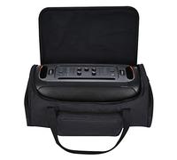 Hzycwgone Etui Sac à Main pour JBL PartyBox on-The-Go Orateur du Parti,Housses et étuis PartyBox on-The-Go Sac d'épaule,Poches de Rangement supplémentaires pour Microphones, Accessoires (Noir)