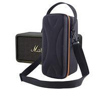 Hzycwgone Housse de Transport Sac Voyage pour Marshall Middleton Enceinte | Étui Rigide Sacoche avec Sangle & Poignée de Transport pour Protection à Domicile, Extérieur et Voyage, Noir Orange