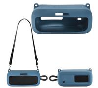 Hzycwgone Housse en Protection pour Bose Nouveauté SoundLink Plus Enceinte Portable Bluetooth,Étui en Silicone Voyage Sac Accessoires avec Sangle pour Bose Soundlink Plus(Bleu Étui)