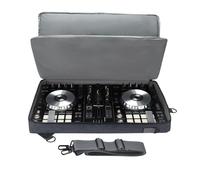 Hzycwgone Housse pour Hercules Inpulse 500,pour Pioneer DDJ-SR2/SR,pour Native Instruments Kontrol S4 MK3 Traktor,DJ Controller Étui transport Sac à bandoulière dos pour Écouteurs,tablette,câble(Bleu)