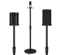 Hzycwgone Pied Support de Enceinte pour Sony SA-RS8 et pour Sonos One SL,Premium Hauteur Réglable 26"- 40" Acier Carbone Support de Sol Base Support pour SA-RS8 et pour One SL,Max 15 kg,1 Pièce