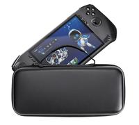 Hzycwgone Sac de Voyage Sacoche Rigide pour MSI Claw A1M 7" Console Gaming | Housse de Transport Étui de Protection avec Poignée & Accessoires Pochette pour Claw A1M Handheld, Extérieur et Voyage, Noir