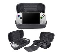 Hzycwgone Sacoche Housse Transport pour ASUS ROG Xbox Ally X Console Gaming | Coque de Voyage Rigide EVA Étui de Protection avec Sangle Sûre, Support & Accessoires Pochette pour ROG Xbox Ally Handheld