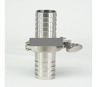 HZZGMANCAJ 45mm Hose Barb x 2" Tri Clamp Set SUS304 Stainless Steel Fitting Tri-Clover