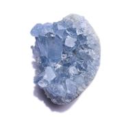 HZZGMANCAJ Blue Celestite Crystal Geode Cluster Irregular Celestine for Home Decor,100~200g