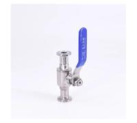 HZZGMANCAJ Fit 12.7mm 1/2" Pipe OD x 0.5" Tri Clamp Ball Shut Off Valve SUS 304 Stainless Beer Brewing Home Factory
