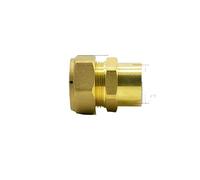 HZZGMANCAJ Fit Tube OD 22mm x 1/2" Female Brass Compression Fitting Union Connector Water Gas Fuel