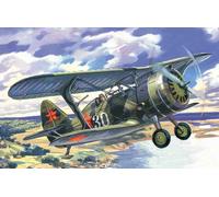 I-15 Jusqu , WWII Soviet Biplane Fighter 1:72 Plastique Model Kit Icm