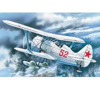 I-15 Jusqu , WWII Soviet Biplane Fighter (Winter Version) 1:72 Plastic Model Kit