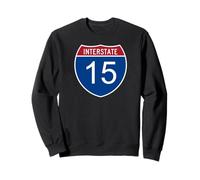 I-15 Souvenir de Voyage Interstate Road Trip - Interstate 15 Sweatshirt