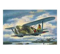I-153 chaika, Wwii Soviet Biplane Fighter- 1:72e - Icm