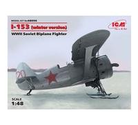 ICM 48096 - 1:48 I-153 Version Hivernale WWII Avion De Chasse Soviétique - Neuf