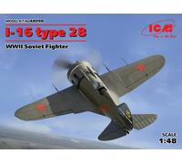 I-16 Modèl 28 , WWII Soviet Fighter 1:48 Plastique Model Kit Icm