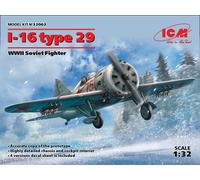 I-16 Modèl 29 , WWII Soviet Fighter 1:3 2 Plastique Model Kit Icm