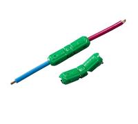 I-4 10PCS 14~13AWG 2.5sqmm Straight Connection In-line 1 Way Cable Wire Conductors Terminals Connector Quick Splice Crimp