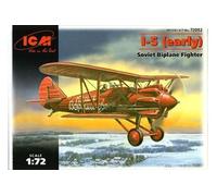 ICM Maquette d'avion Polikarpov I-5 chasseur biplan soviétique 1:72 Neuf