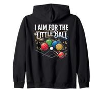 I Aim for The Little Ball Bocce Joueur de Balle Italien Sweat à Capuche