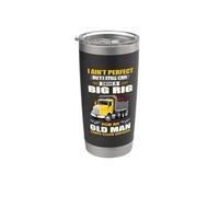 I Ain't Perfect But I Still Can Drive A Big Rig Trucker Gobelet isotherme en acier inoxydable double paroi
