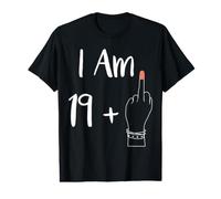 I Am 19 Plus 1 Majeur pour Une 20e Femme de 20 Ans T-Shirt Graphique avec Valeur